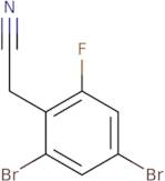 2,4-Dibromo-6-fluorophenylacetonitrile