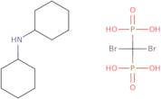 Dibromomethylene bisphosphonic acid tri(dicyclohexylammonium salt)