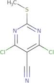 4,6-Dichloro-2-(methylthio)pyrimidine-5-carbonitrile