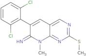 6-(2,6-Dichlorophenyl)-8-methyl-2-(methylthio)pyrido[2,3-d]pyrimidin-7(8H)-imine