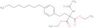 Diethyl 2-acetamido-2-[2-(4-octylphenylethyl)malonate