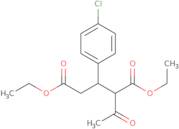 Diethyl 2-aceto-3-(4-chlorophenyl)glutarate