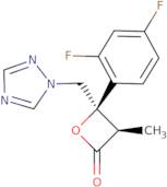 (3R,4R)-4-(2,4-Difluorophenyl)-3-methyl-4-(1H-1,2,4-triazol-1-ylmethyl)-2-oxetanone