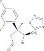 (4R,5R)-5-(2,4-Difluorophenyl)-4-methyl-5-(1H-1,2,4-triazol-1-ylmethyl)-2-oxazolidinone