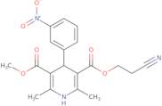 1,4-Dihydro-2,6-dimethyl-4-(3-nitrophenyl)-3,5-pyridinedicarboxylic acid 3-(2-cyanoethyl) 5-methyl…