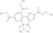 4,5-Dihydro-4,5-dioxo-1H-pyrrolo[2,3-f]quinoline-2,7,9-tricarboxylic acid, 5,5-dimethyl ketal