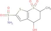 5,6-Dihydro-4-hydroxy-6-methyl-4H-thieno[2,3-b]thiopyran-2-sulfonamide 7,7-dioxide