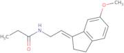 (E)-N-[2-(2,3-Dihydro-6-methoxy-1H-inden-1-ylidene)ethyl]propanamide