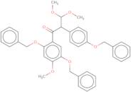 3,3-Dimethoxy-1-[5-methoxy-1,4-bis(phenylmethoxy)phenyl]-2-[4-(phenylmethoxy)phenyl]-1-propanone