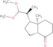 (1R,3aR,7aR)-1-[(1S)-2,2-Dimethoxy-1-methylethyl]octahydro-7a-methyl-4H-inden-4-one