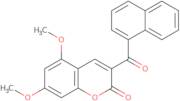 5,7-Dimethoxy-3-(1-naphthoyl)coumarin