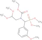2,2-Dimethoxyethyl[(dimethoxyphosphinyl)(3-methoxyphenyl)methyl]carbamic acid ethyl ester
