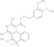 5-(3',4'-Dimethoxyphenylethyl)ethyl 3-methyl-1,4-dihydro-2,6-dimethyl-4-(2'-trifluoromethyl)phen...