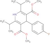 Dimethyl 1,4-dihydro-2,6-diisopropyl-4-(4-fluorophenyl)-pyridine-3,5-dicarboxylate