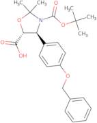 (4S,5R)-2,2-Dimethyl-4-[4-(phenylmethoxy)phenyl]-3,5-oxazolidinedicarboxylic acid 3-(1,1-dimethyle…