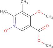 5,6-Dimethyl-4-methoxy nicotinic acid methyl ester 1-oxide