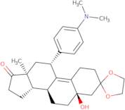 (5a,11b)-11-[4-(Dimethylamino)phenyl]-5-hydroxy-estr-9-ene-3,17-dione cyclic 3-(1,2-ethanediyl a...