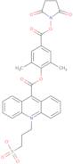 2',6'-Dimethylcarbonylphenyl-10-sulfopropylacridinium-9-carboxylate 4'-NHS ester