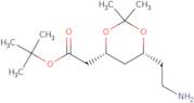 (4R,cis)-1,1-Dimethylethyl-6-aminoethyl-2,2-dimethyl-1,3-dioxane-4-acetate