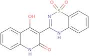 3-(1,1-Dioxido-2H-1,2,4-benzothiadiazin-3-yl)-4-hydroxy-2(1H)-quinolinone