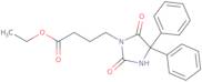 5,5-Diphenylhydantoin-3-butyric acid ethyl ester