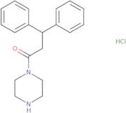 1-(3,3-Diphenylpropionyl)piperazine hydrochloride