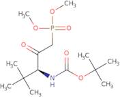 Dimethyl((3S)-4,4-dimethyl-3-(Boc-amino)-2-oxopentyl)phosphonate