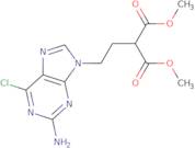 dimethyl 2-(2-(2-amino-6-chloro-9H-purin-9-yl)ethyl)malonate