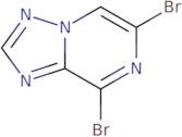 6,8-Dibromo-[1,2,4]triazolo[1,5-a]pyrazine