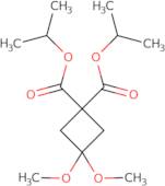 Diisopropyl 3,3-dimethoxycyclobutane-2 1,1-dicarboxylate