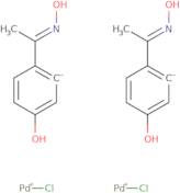 Di-mu-chlorobis[5-hydroxy-2-[1-(hydroxyimino-N)ethyl]phenyl-kC]palladium(II) dimer