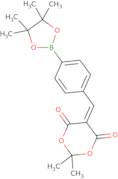 2,2-Dimethyl-5-(4-(4,4,5,5-tetramethyl-1,3,2-dioxaborolan-2-yl)benzylidene)-1,3-dioxane-4,6-dione
