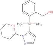 (2-{DImethyl-[2-(tetrahydro-pyran-2-yl)-2H-pyrazol-3-yl]-sIlanyl}-phenyl)-methanol