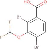 2,4-Dibromo-3-(difluoromethoxy)beNzoic acid