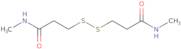 N,N'-Dimethyl-3,3'-dithiodipropionamide