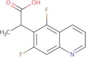 2-(5,7-Difluoroquinolin-6-yl)propanoic acid