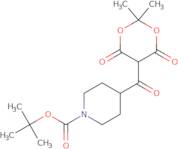 4-(2,2-Dimethyl-4,6-dioxo-[1,3]dioxane-5-carbonyl)-piperidine-1-carboxylic acid tert-butyl ester
