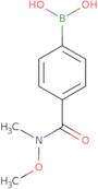 [4-(N,O-DiMethyl hydroxylaMinocarbonyl)phenyl]boronic acid