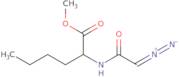 Diazoacetyl-DL-norleucine methyl ester
