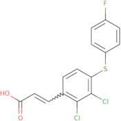 (E)-3-(2,3-Dichloro-4-(4-Fluorophenylthio)Phenyl)AcrylicAcid