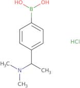 {4-[1-(Dimethylamino)ethyl]phenyl}boronic acid hydrochloride