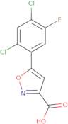 5-(2,4-Dichloro-5-fluorophenyl)isoxazole-3-carboxylic acid