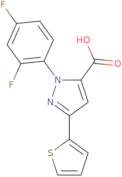 1-(2,4-Difluorophenyl)-3-(thiophen-2-yl)-1H-pyrazole-5-carboxylic acid