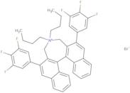 (S)-4,4-Dibutyl-2,6-bis-(3,4,5-trifluorophenyl)-4,5-dihydro-3H-dinaphtho[7,6,1,2-c,d,e]azepinium b…