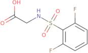 2-{[(2,6-difluorophenyl)sulfonyl]amino}acetic acid