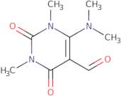 6-(dimethylamino)-1,3-dimethyl-2,4-dioxo-1,2,3,4-tetrahydro-5-pyrimidinecarbaldehyde