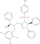 2,4-Dibromo-6-[[[[(4S,5S)-4,5-dihydro-4,5-diphenyl-1-tosyl-1H-imidazol-2-yl]methyl][(S)-1-phenylethyl]amino]methyl]phenol