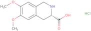 (S)-(-)-6,7-Dimethoxy-1,2,3,4-tetrahydroisoquinoline-3-carboxylic acid hydrochloride