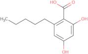 2,4-Dihydroxy-6-pentylbenzoic acid