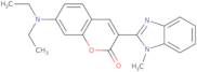 7-(Diethylamino)-3-(1-methyl-2-benzimidazolyl)coumarin